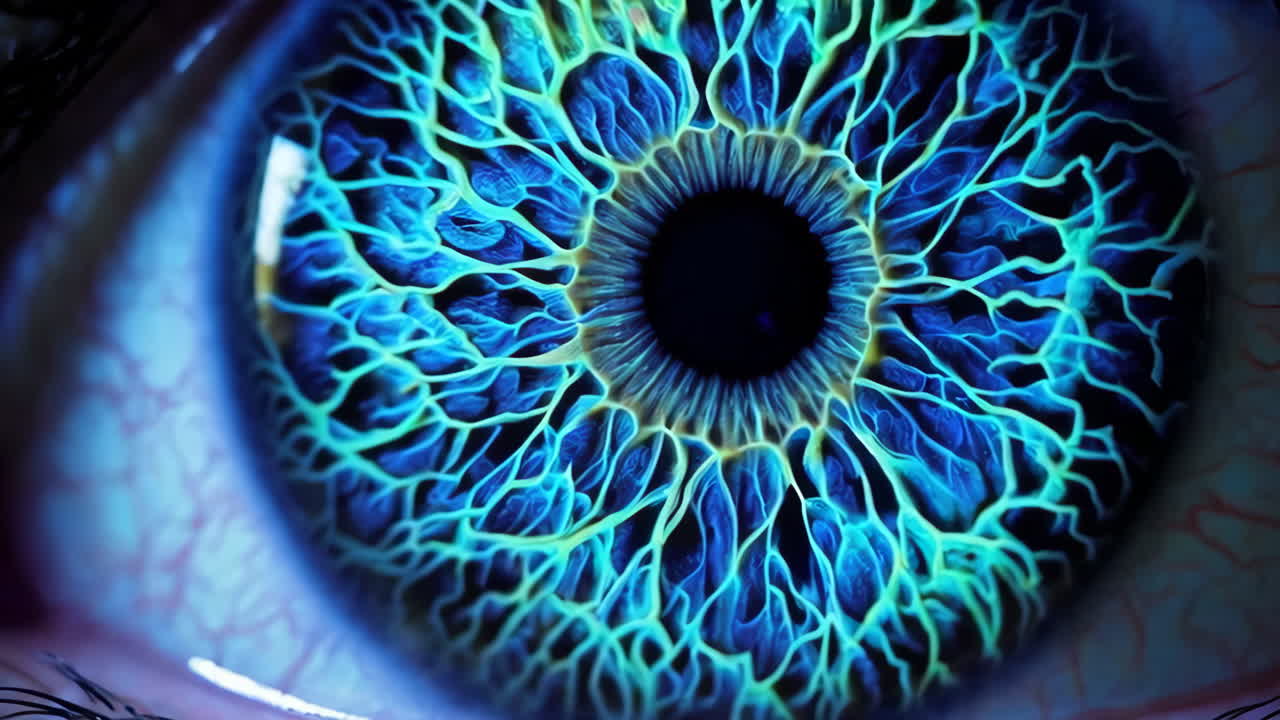 primer plano de un ojo humano