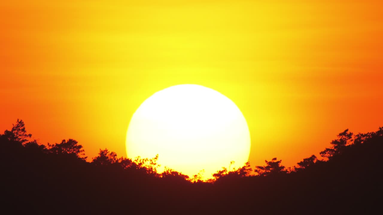 vista de la puesta de sol.