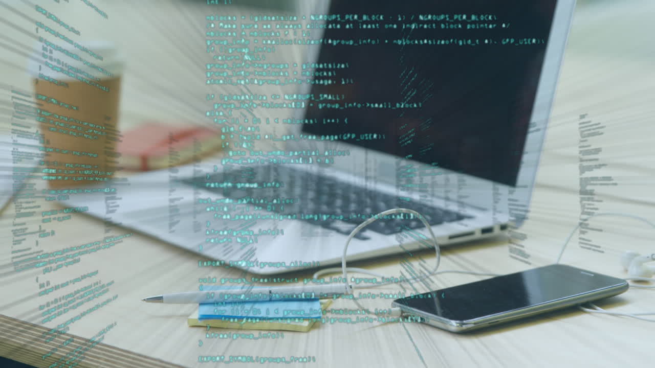 Animation of data processing over electronic devices