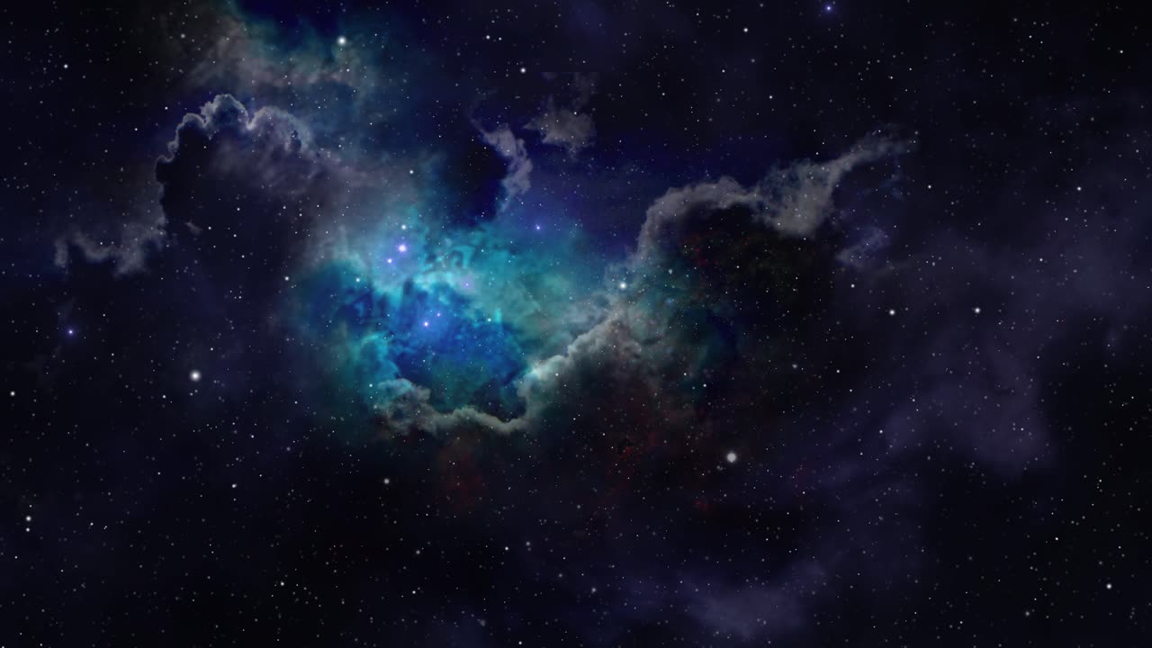 universe, Space Flight to starfield Galaxy and Nebulae deep space