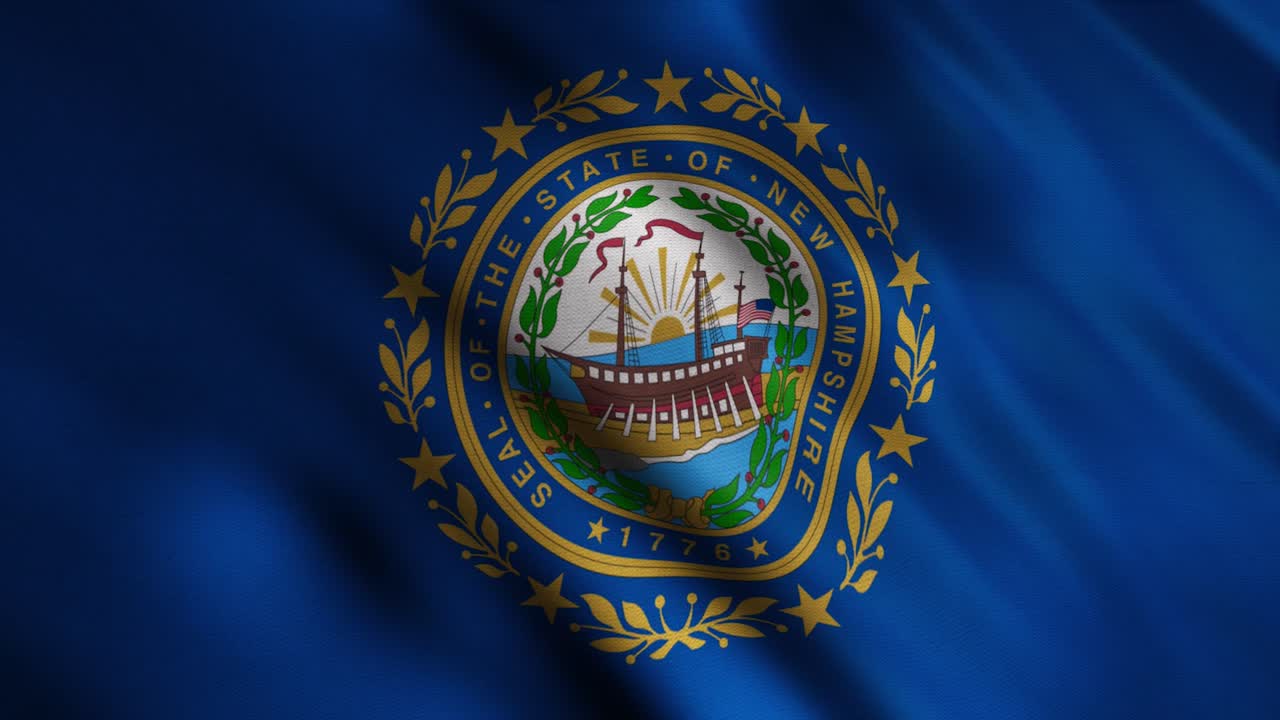 bandera del estado de new hampshire