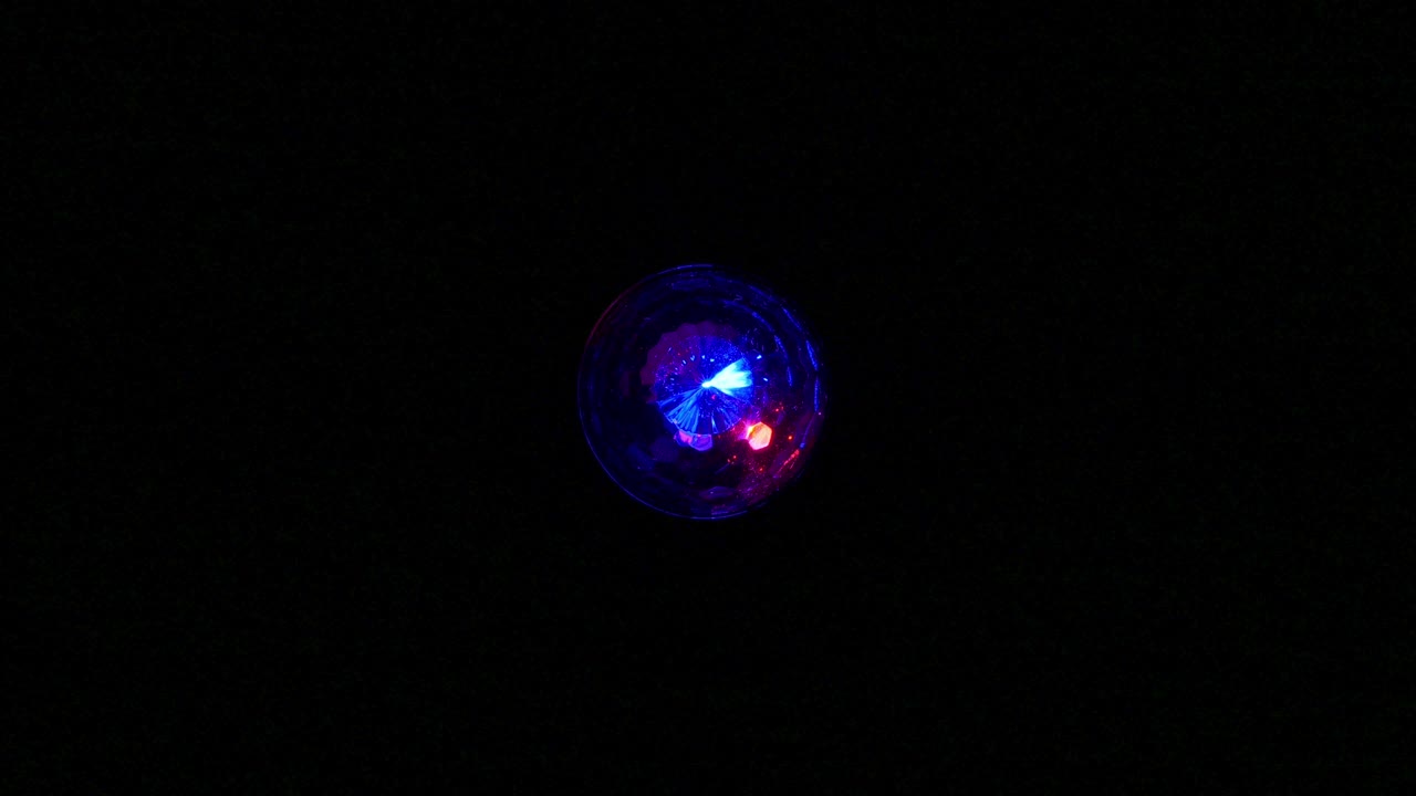 Blue and Magenta Isolated Looping Disco Light
