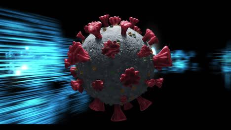 Animation-of-covid-19-cell-and-data-processing