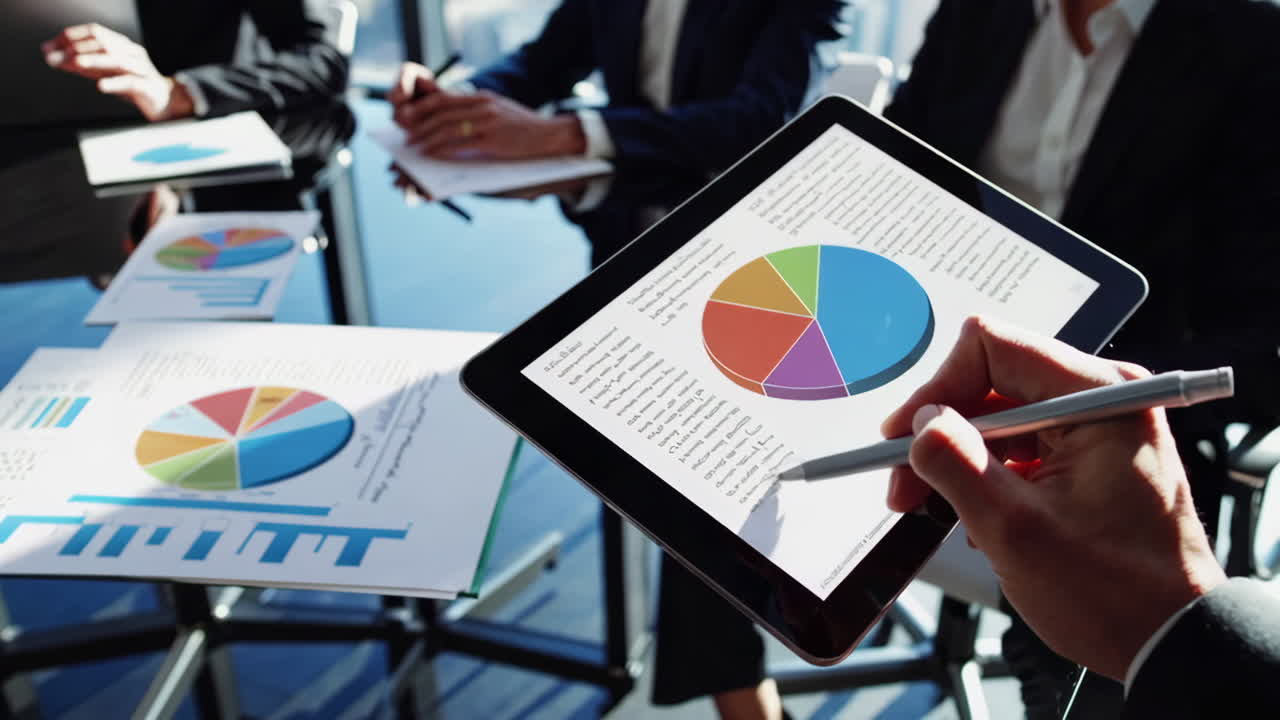 reunión de negocios en curso