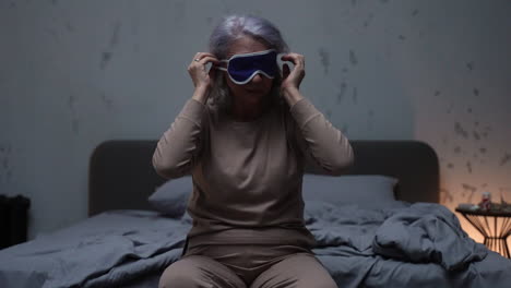 mujer tratando de dormir