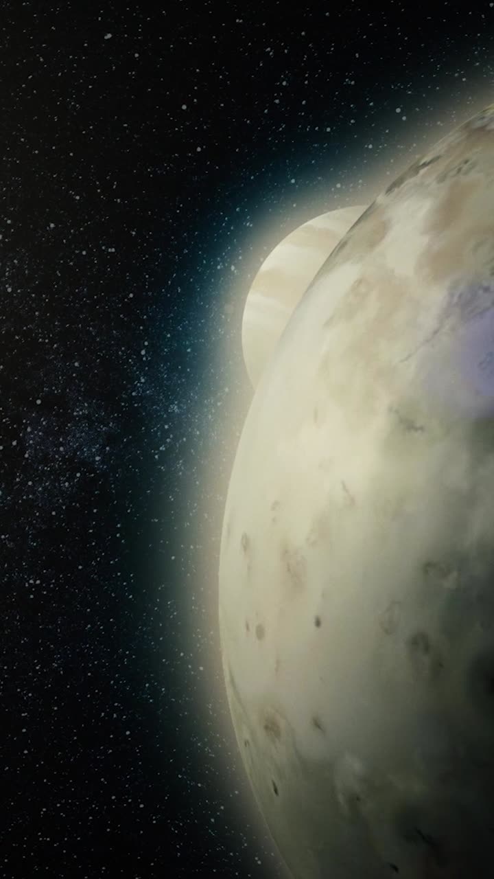 planetas y estrellas en la vasta extensión del espacio