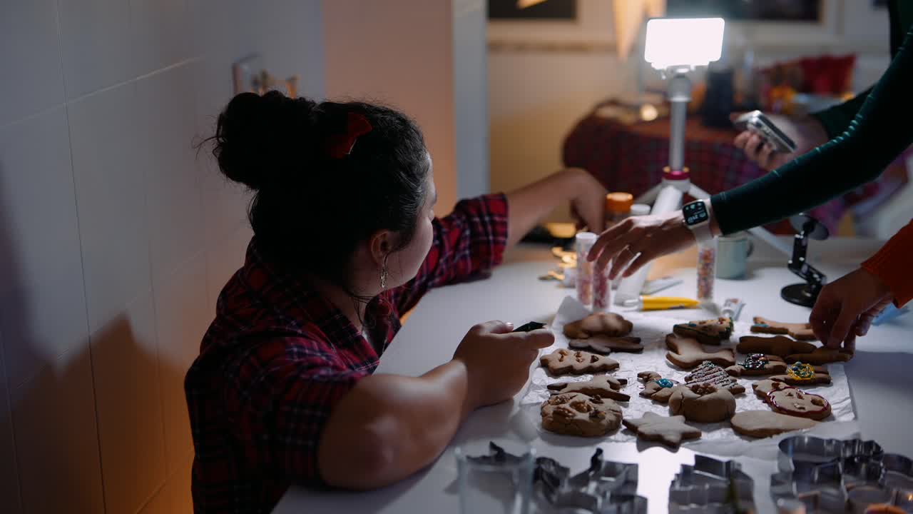 Baking Christmas Cookies