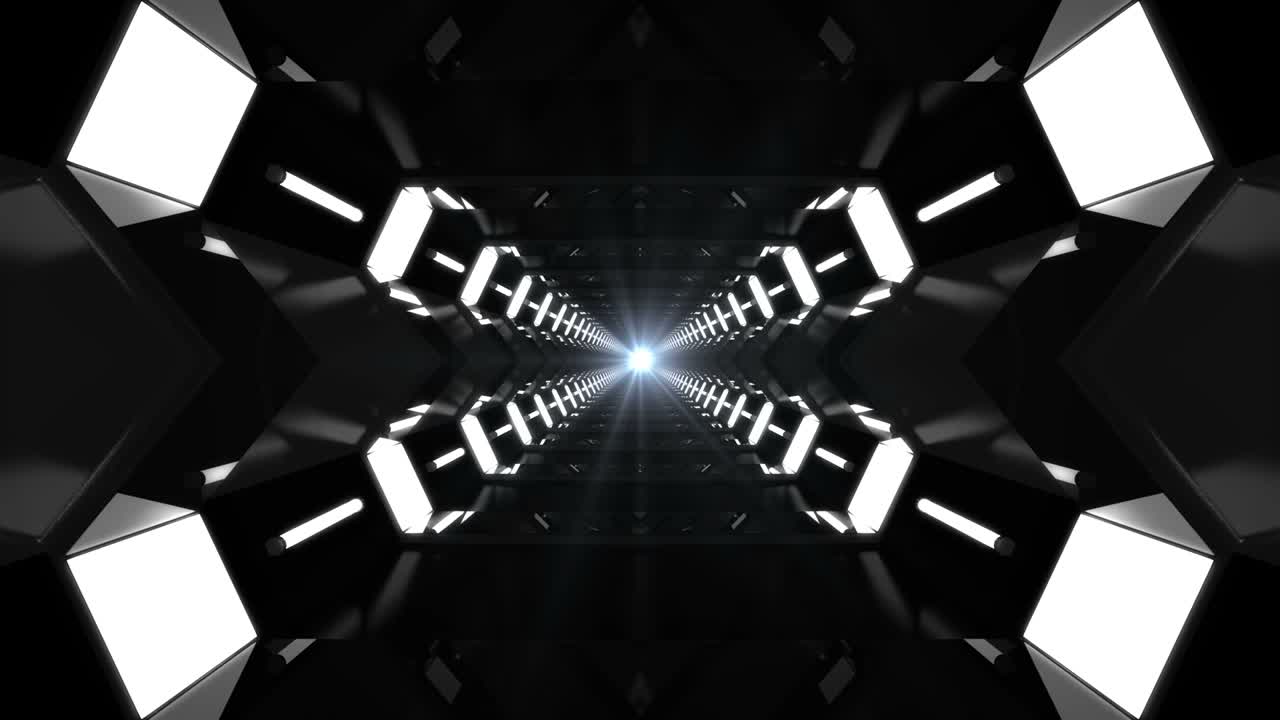 Metallic Loop Background Tunnel