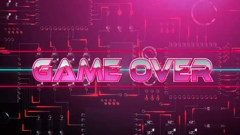 juego rosa sobre la pantalla del juego