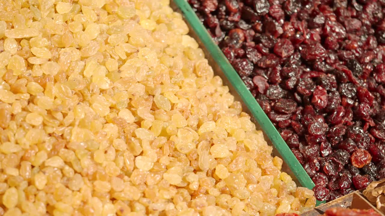 Raisins and Dried Fruit
