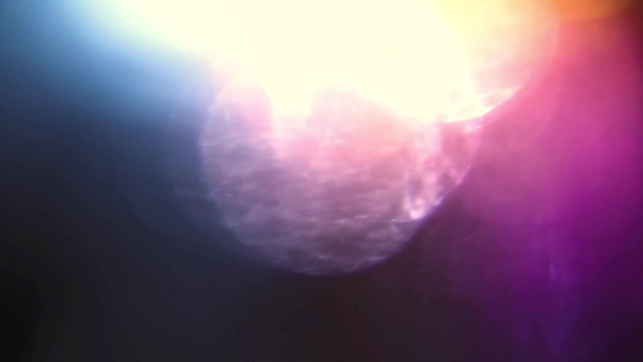 Bagliori di luce astratti e sovrapposizione di lens flare