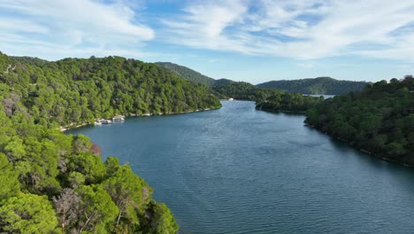 serene croatian fjord landscape