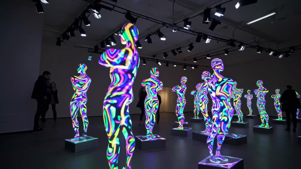 Dynamic Human Forms in a Gallery Setting