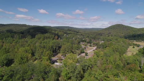 Clip-De-Drone-De-Las-Montañas-Del-Norte-De-Georgia