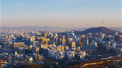 n seoul tower in seoul city south korea