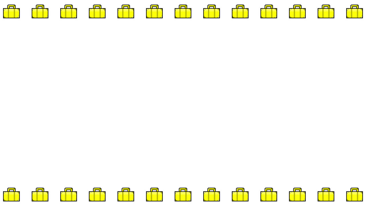 Pixel Art Suitcase Frame Animated Overlay 1080p Transparent 30 fps (3).mov