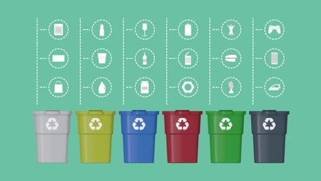 concept of waste and recycling