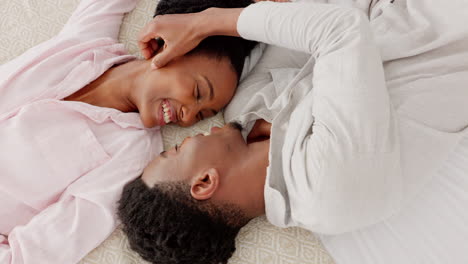 Black-couple,-love-and-bedroom-moments