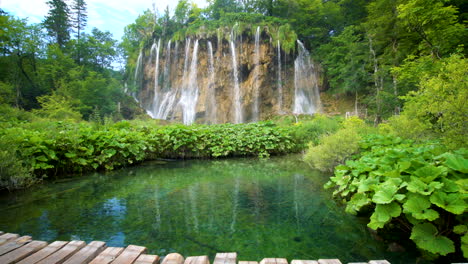 waterfall in plitvice lakes, croatia.