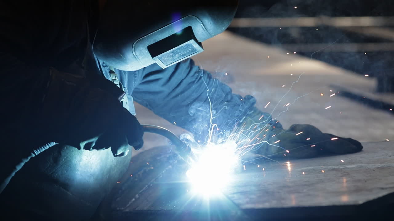 Welder working in romanian factory 5