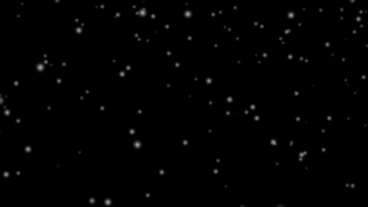 눈 폭풍, 눈보라, 내리는 눈, 겨울, 크리스마스, 검은 바탕에 눈, 비디오 입.