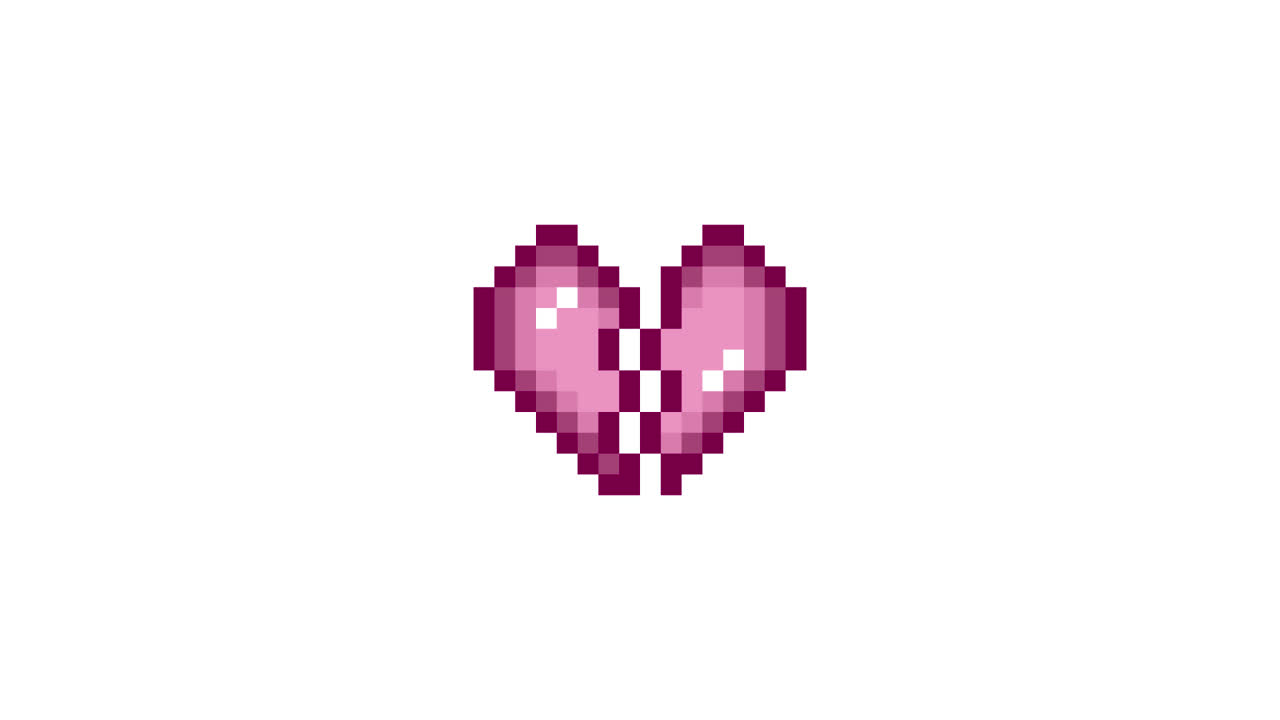 Pixel Art Mini Broken heart Icon Looping Animation (1).mov