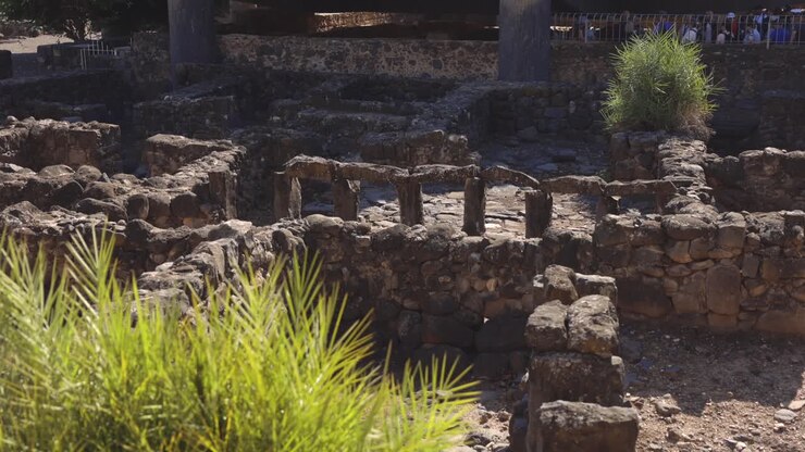 Sito di scavo archeologico di antiche rovine