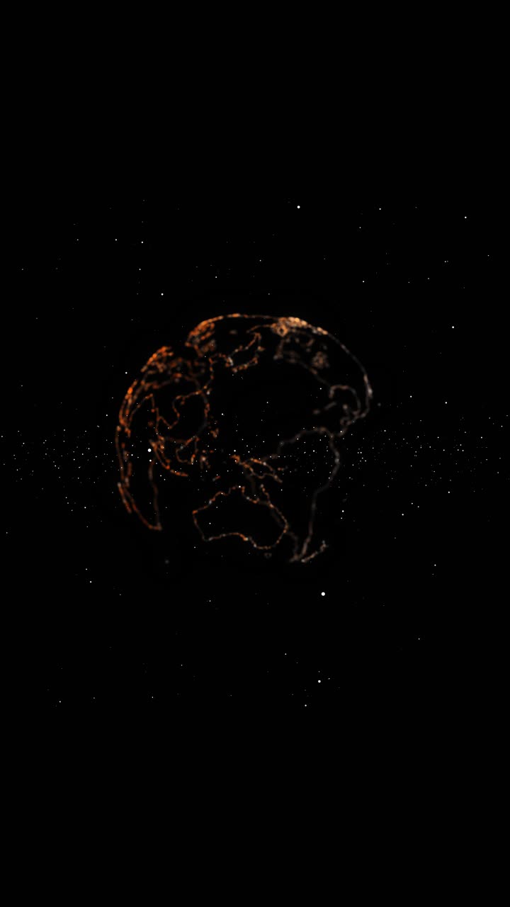 Global network business connection hitech hud circles world map point and line composition hologram