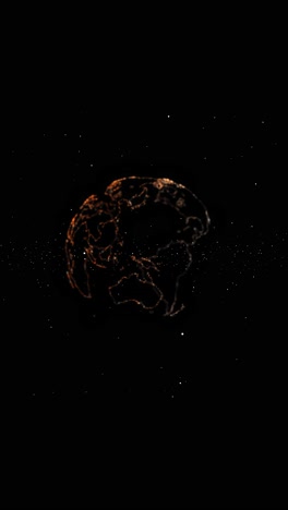 global network business connection hitech hud circles world map point and line composition hologram