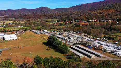 Parking-or-camping-area-for-cars,-vans-and-caravans