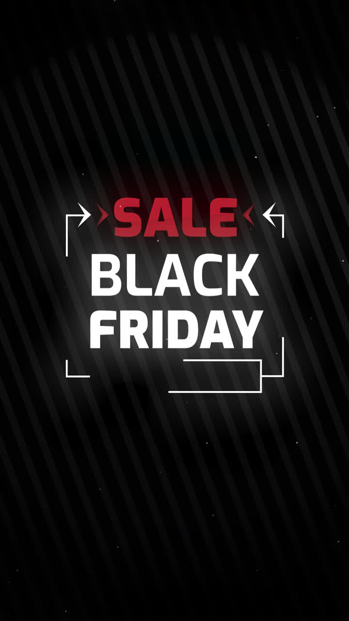 анимация современного темного фона черной пятницы