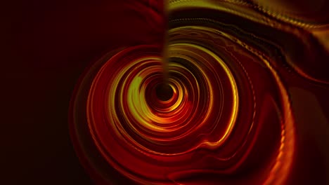un túnel futurista brillante, generado por computadora. renderización 3d de fondo abstracto. dentro de un corredor giratorio