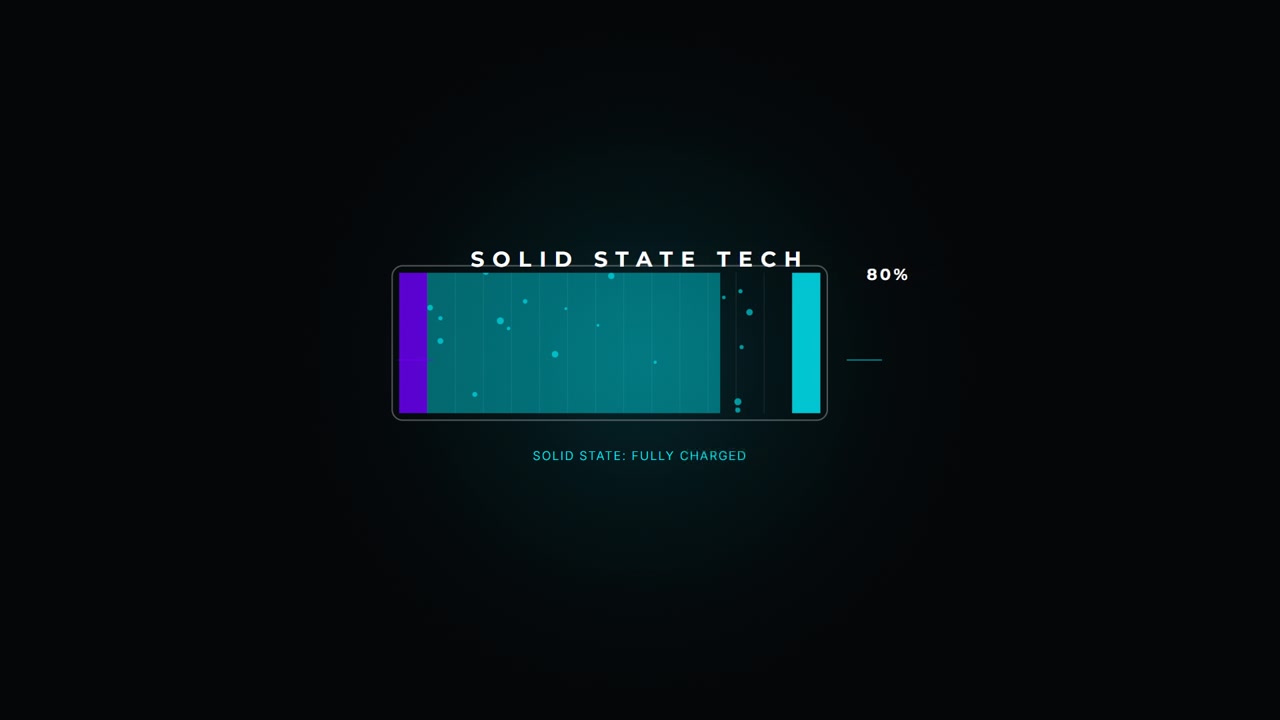 Digital Loading Bar Animation for Solid State Technology