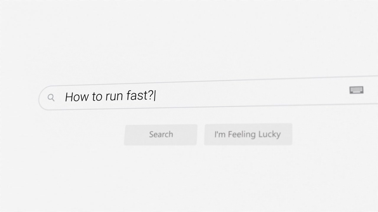 Searching for How to run fast? on Internet browser