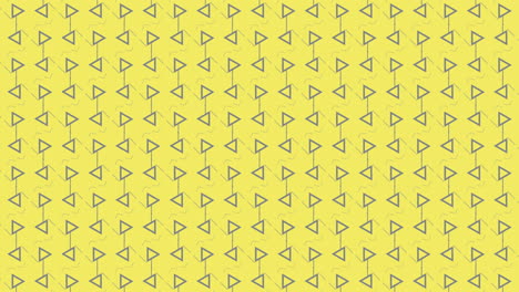 Geometric Triangle Pattern on Yellow Background