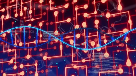 animation of data processing over network of connections