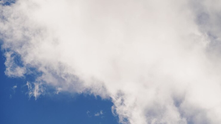 Timelapse shot of fast moving clouds
