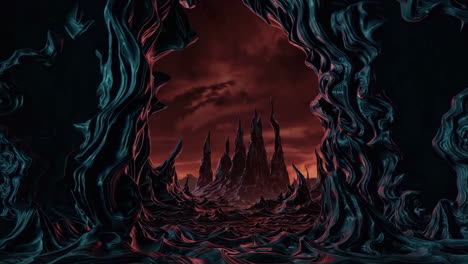 dark fantasy landscape