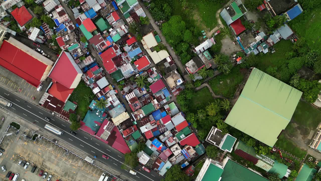 S and R Membership Shopping - Naga Near Residential Complex In Naga City, Camarines Sur, Philippines. Aerial Topdown Shot