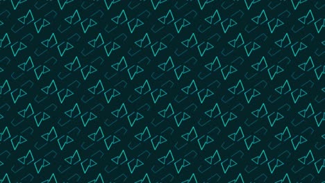 los triángulos se transforman en una animación sin costuras. fondo de diseño de movimiento abstracto.