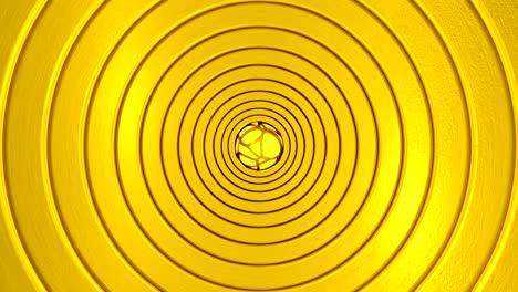 animación 3d de fondo dorado abstracto en bucle