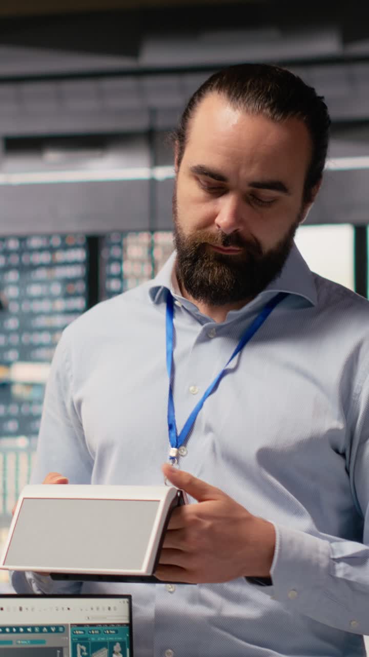 Engineering team doing brainstorm, evaluating solar cell clean energy device