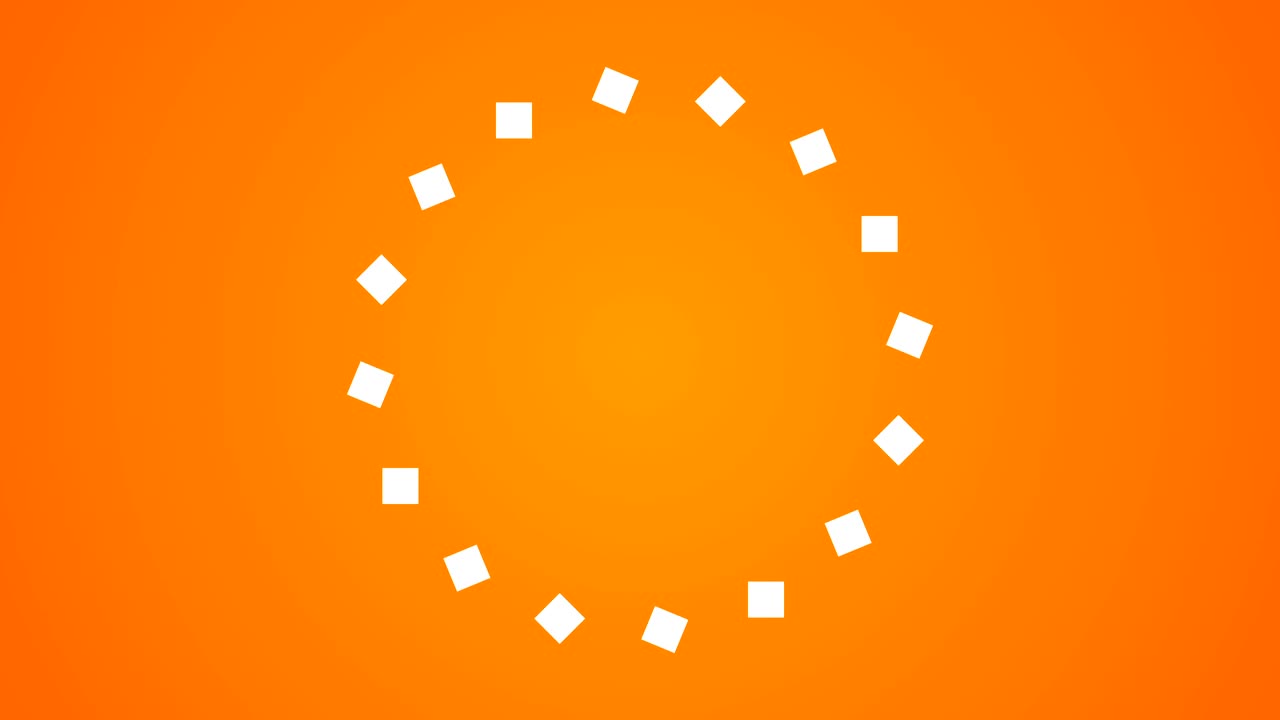 patrón de repetición de la bucle de fondo naranja