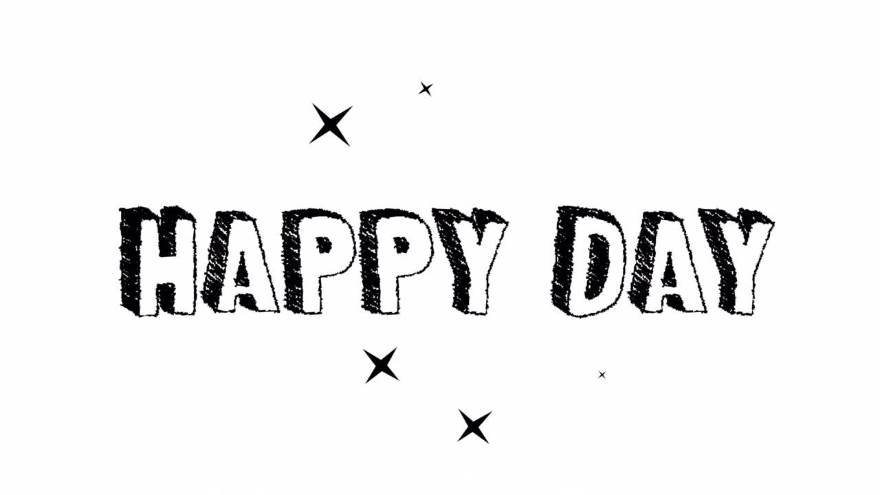 해피 데이 단어