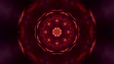animación de bucle 3d como fondo de ciencia ficción de partículas brillantes con profundidad de campo y bokeh para bucle vj. las partículas forman línea y cuadrícula de superficie. v16 oro rojo