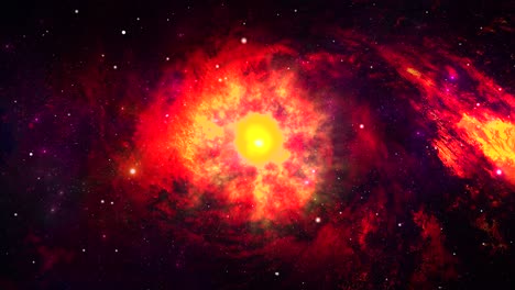 nebulosa abstracta viaje espacial fondo en bucle