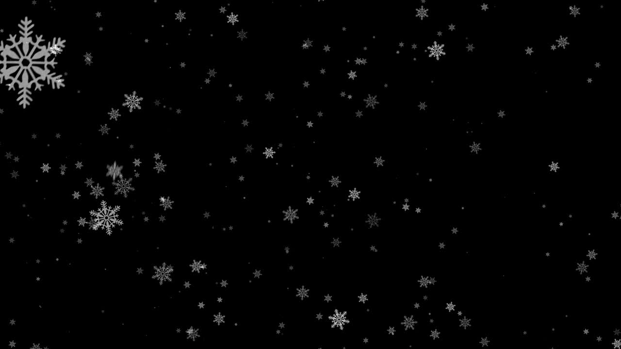 Christmas Background Blue Theme , With Glittering Snowflakes Falling And Lights