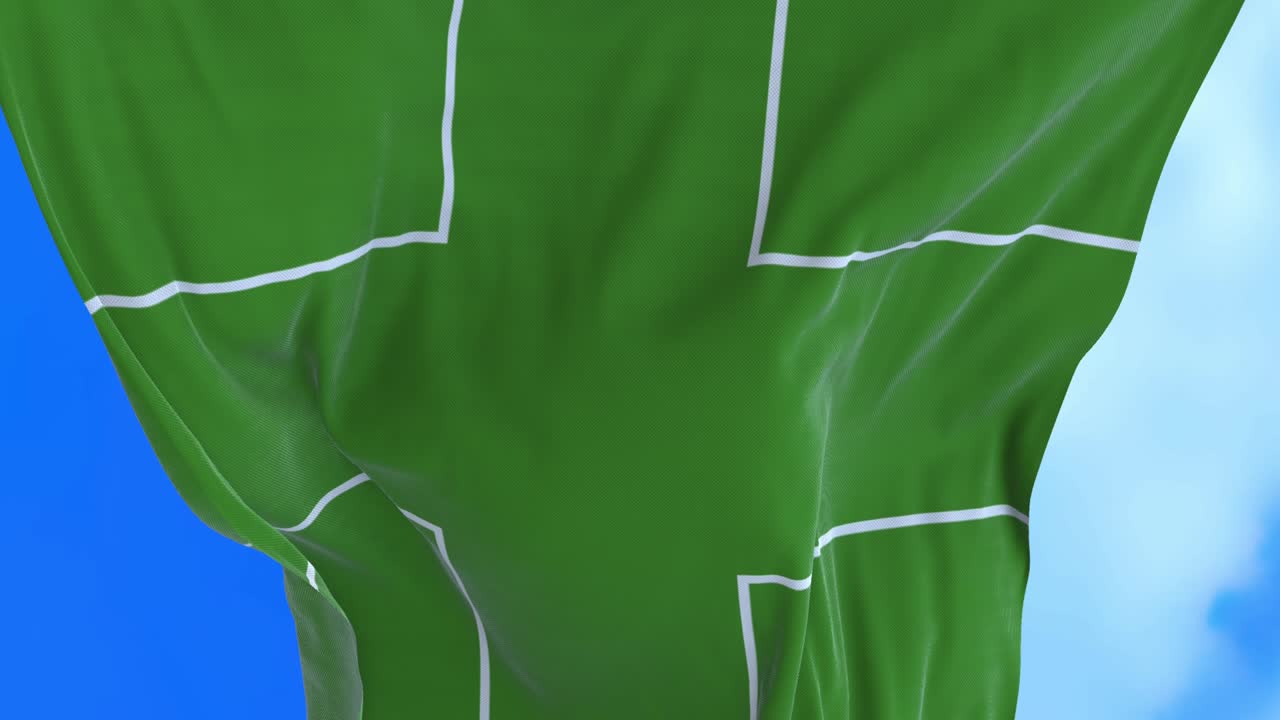 el bucle sin costuras de la bandera ladonia.