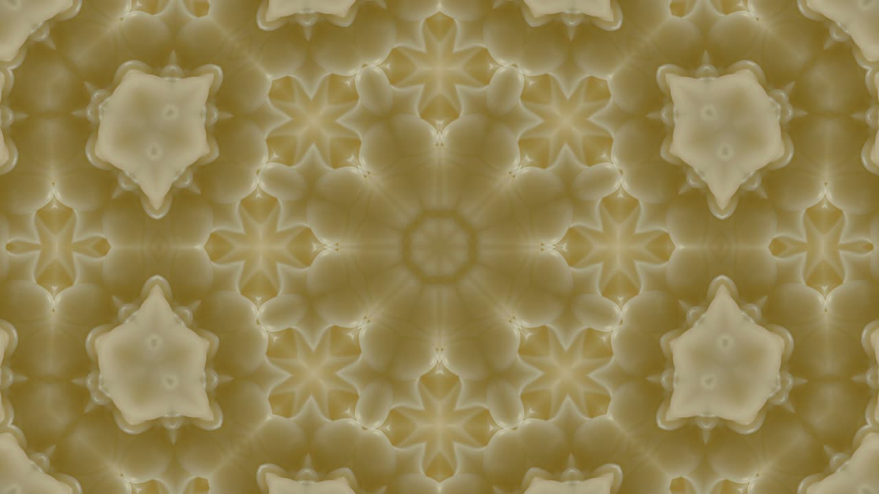 3d 루프 추상화 장식 배경, 몽환적인 칼레도스코프