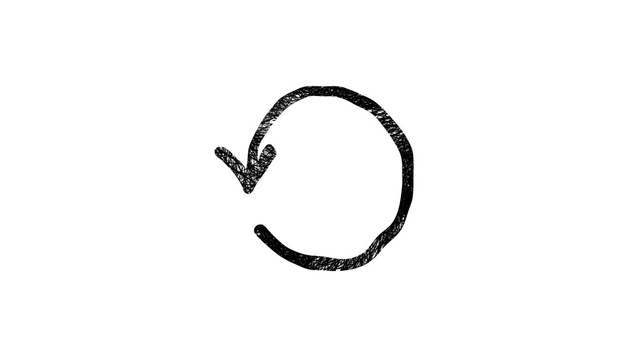 dibujar con la mano la flecha que apunta al óvalo. flecha hacia arriba animación de pizarra gráficos de movimiento 4k